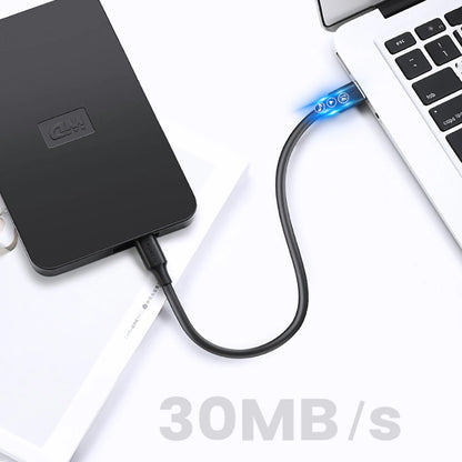 Ugreen 5 pin gold-plated USB cable - mini USB 0.25m black (US132)_5