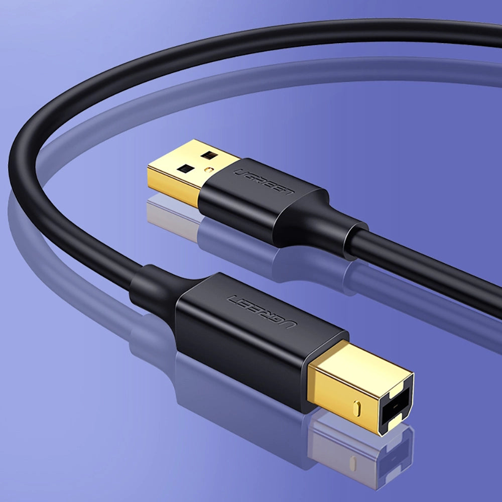 Ugreen USB Type B Printer Cable (Male) - USB 2.0 (Male) 480 Mbps 1 m Black (US135 20846)_3