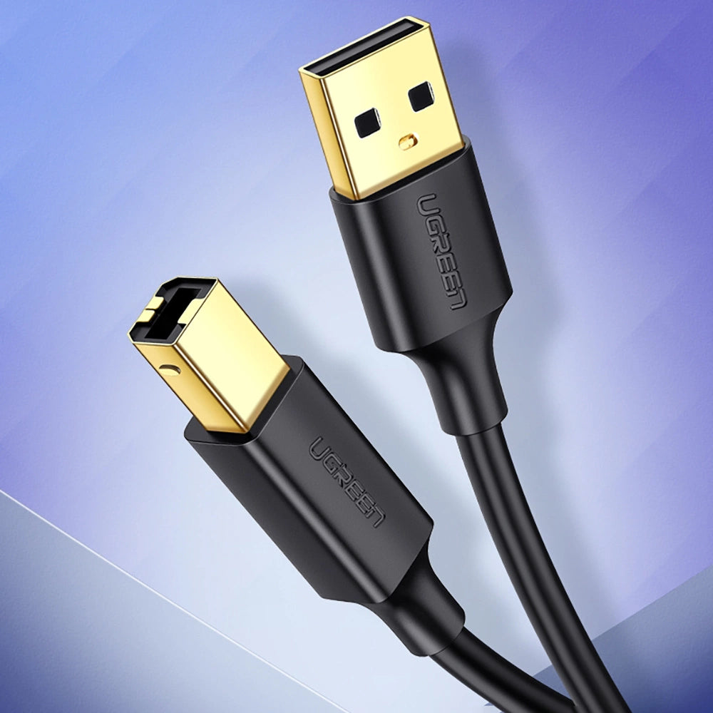 Ugreen USB Type B Printer Cable (Male) - USB 2.0 (Male) 480 Mbps 1 m Black (US135 20846)_7