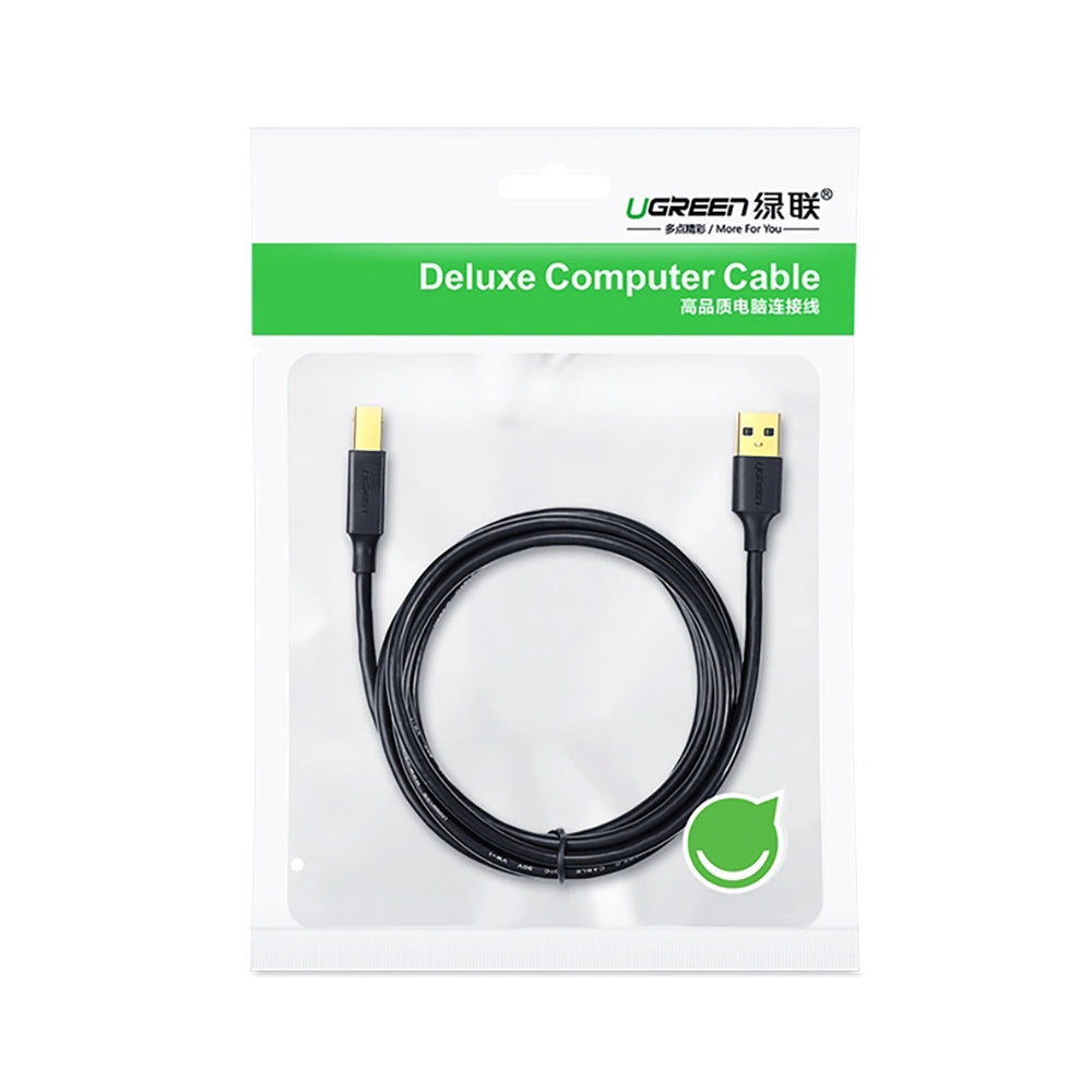 Ugreen USB Type B Printer Cable (Male) - USB 2.0 (Male) 480 Mbps 1 m Black (US135 20846)_4