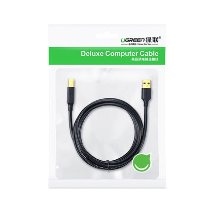 Ugreen USB Type B Printer Cable (Male) - USB 2.0 (Male) 480 Mbps 1 m Black (US135 20846)_4