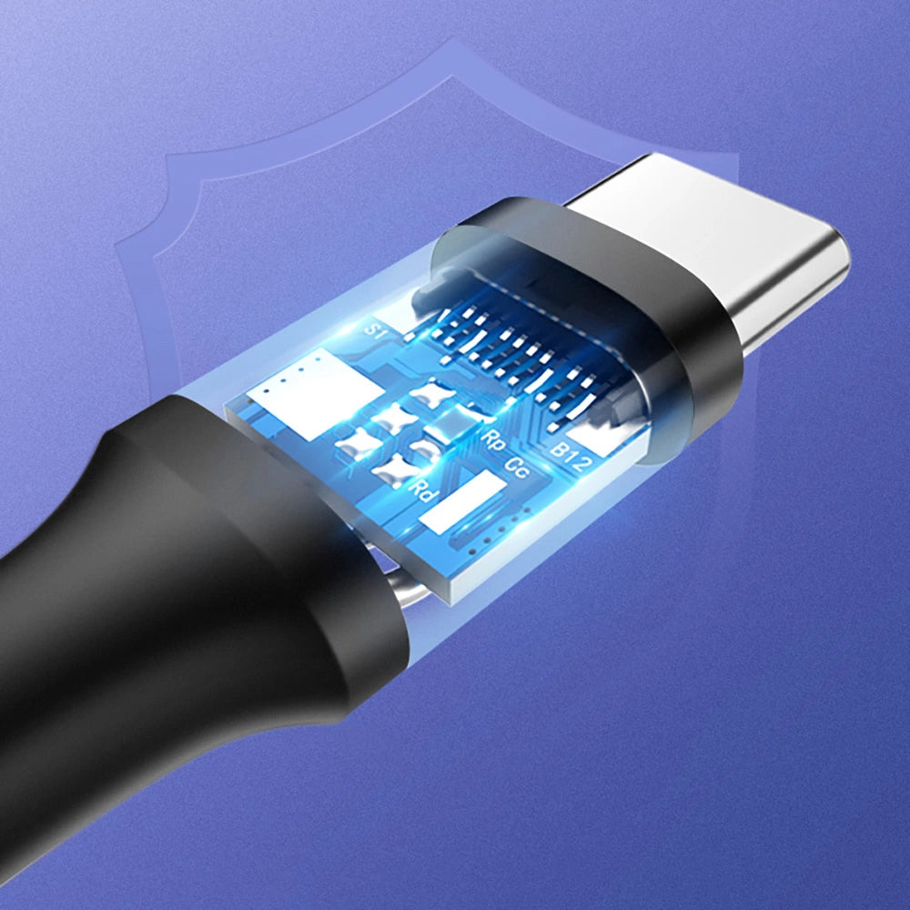 Ugreen US287 60114 USB-A / USB-C 3A cable 0.25m - black_15