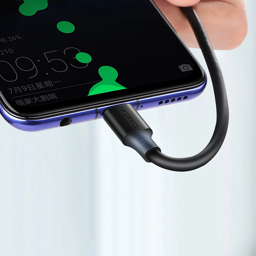 Ugreen US287 60114 USB-A / USB-C 3A cable 0.25m - black_3
