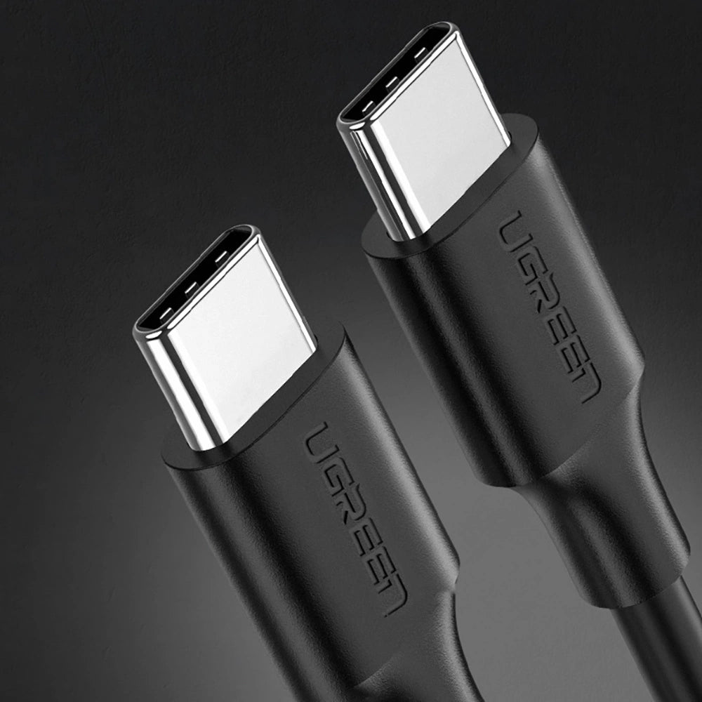 Ugreen US286 USB-C - USB-C PD QC 3A 480Mb/s 1m cable - black_2