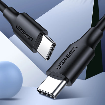 Ugreen US286 USB-C - USB-C PD QC 3A 480Mb/s 1m cable - black_1