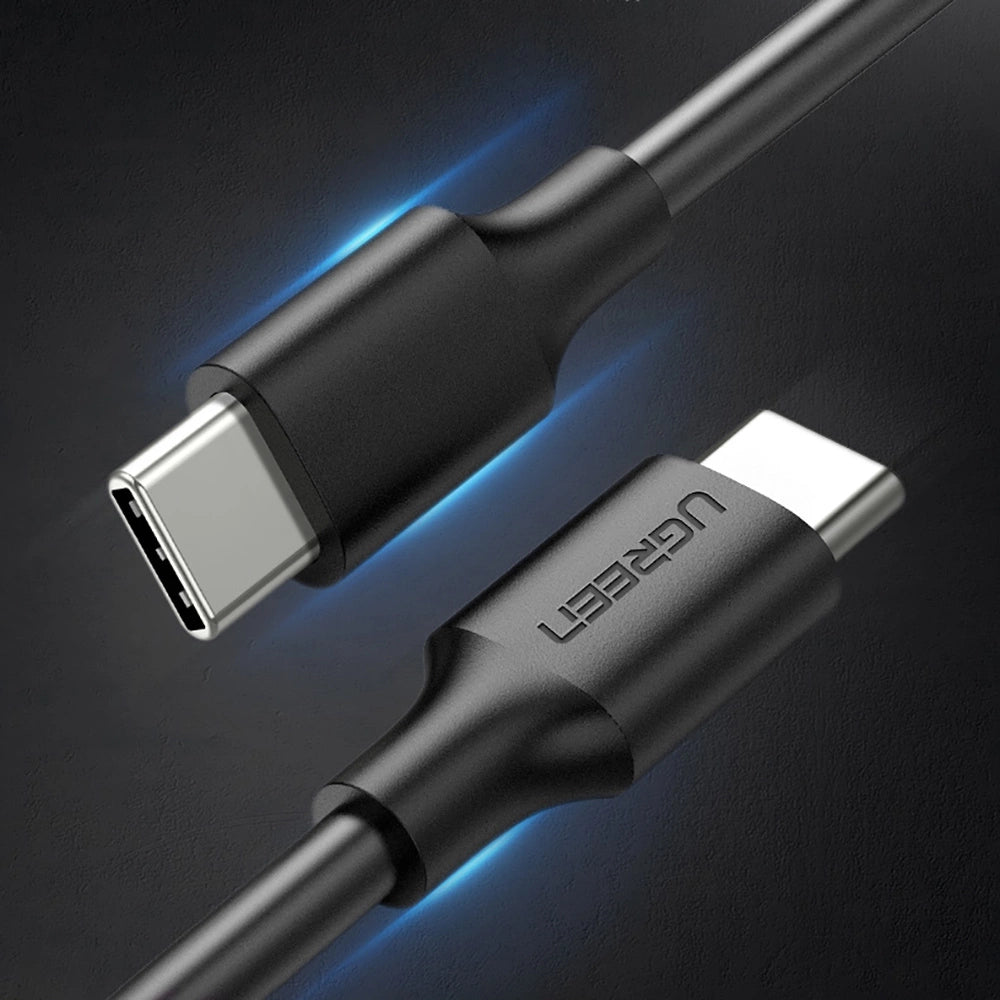 Ugreen US286 USB-C - USB-C PD QC 3A 480Mb/s cable 1.5m - black_1