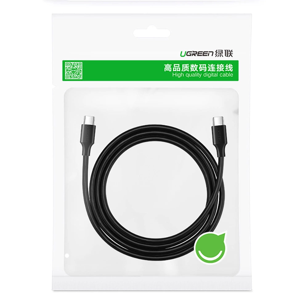 Ugreen US286 USB-C - USB-C PD QC 3A 480Mb/s cable 1.5m - black_4