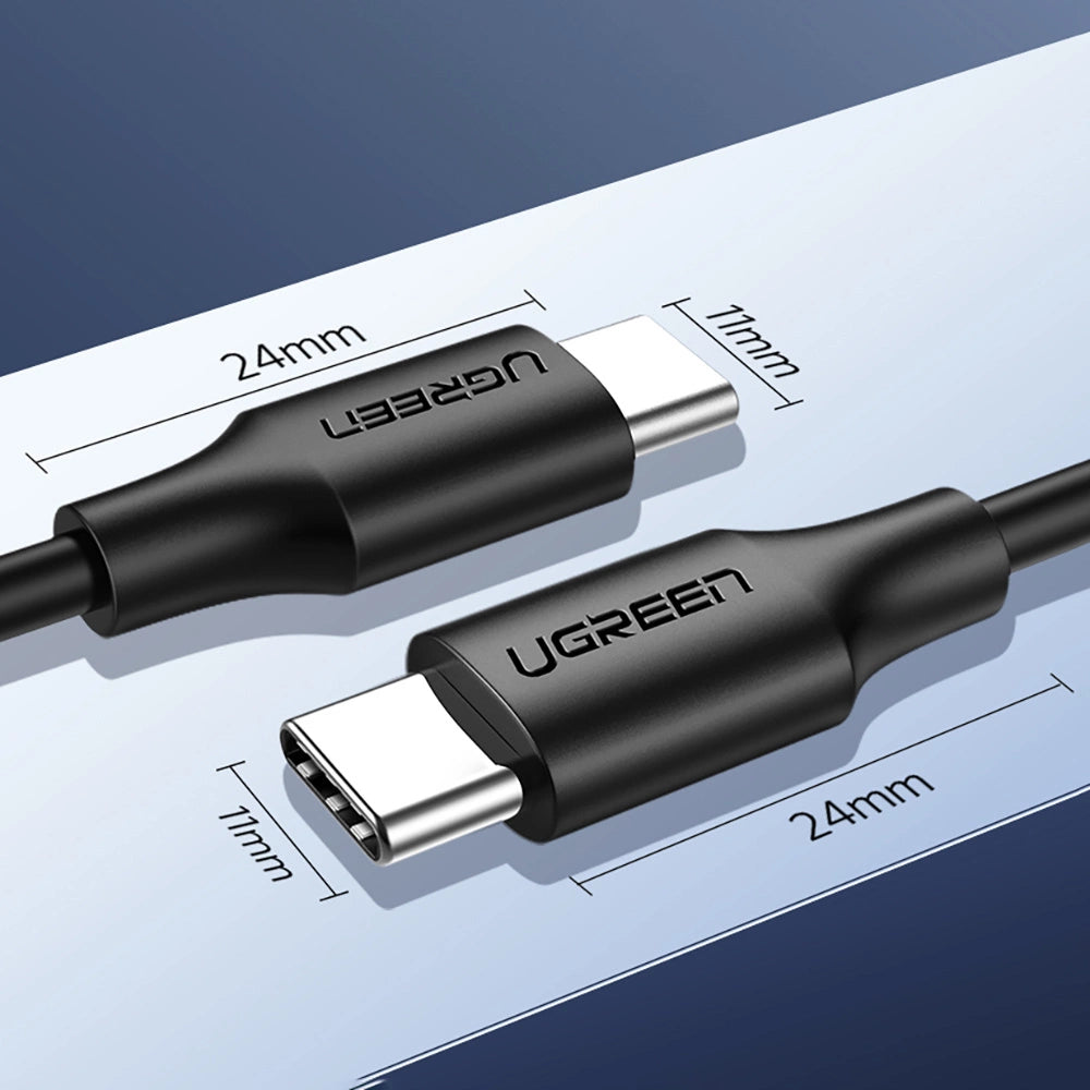 Ugreen US286 USB-C - USB-C PD QC 3A 480Mb/s cable 1.5m - black_11