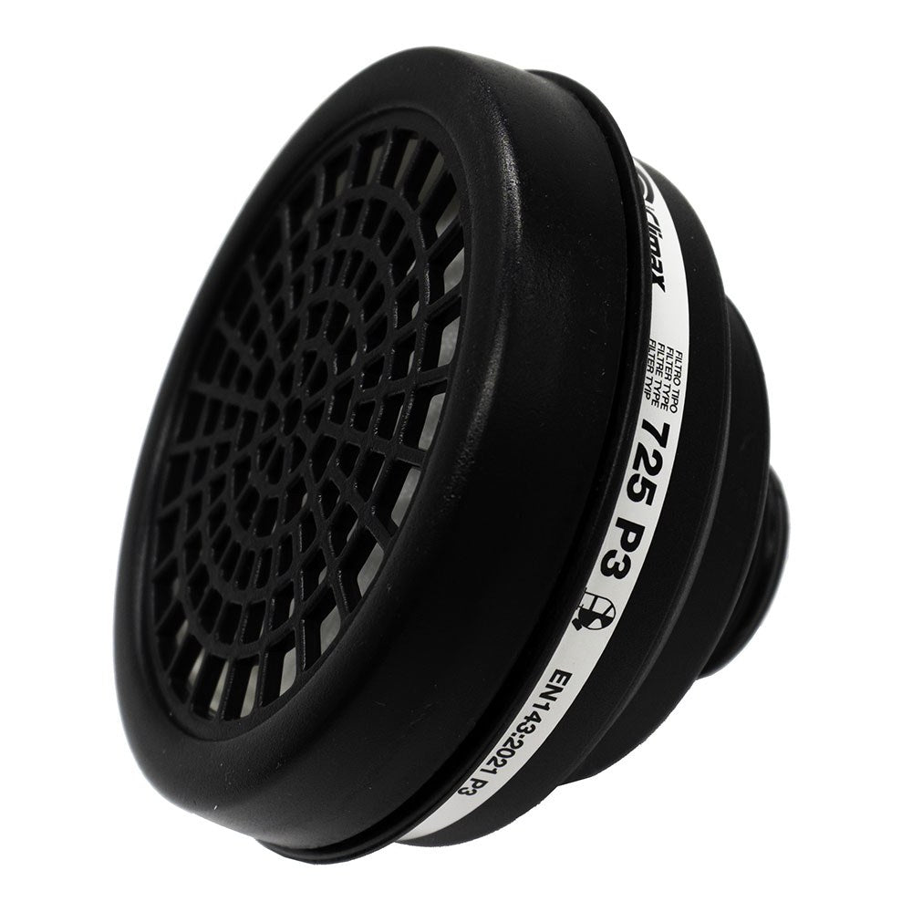 Filtro para mÃ¡scara de proteÃ§Ã£o p3 r, reutilizÃ¡vel, modelo 725, rosca rd40_0