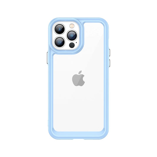 Outer Space Case for iPhone 12 Pro Max hard cover with gel frame blue_0
