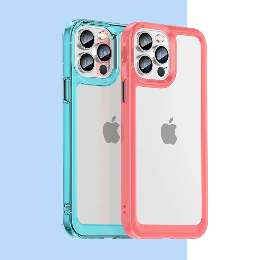 Outer Space Case for iPhone 12 Pro Max hard cover with gel frame blue_10
