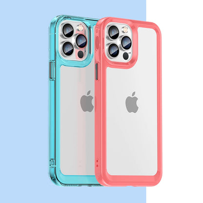 Outer Space Case for iPhone 12 Pro Max hard cover with gel frame blue_10