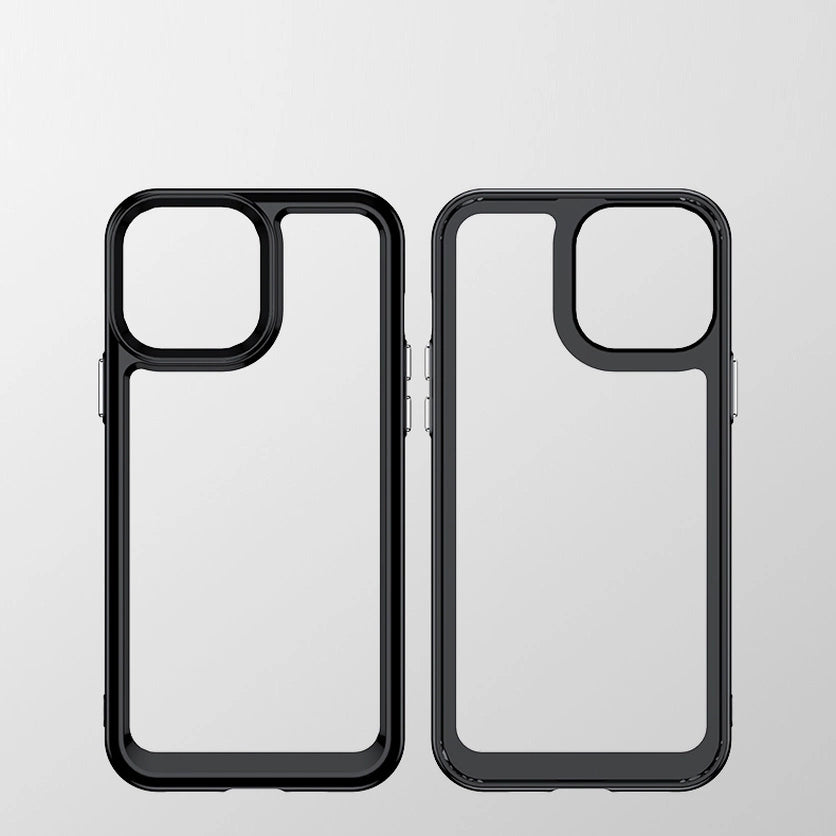 Outer Space Case for iPhone 12 Pro Max hard cover with gel frame blue_2