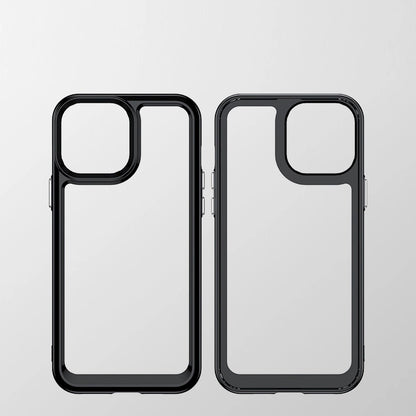 Outer Space Case for iPhone 12 Pro Max hard cover with gel frame blue_2