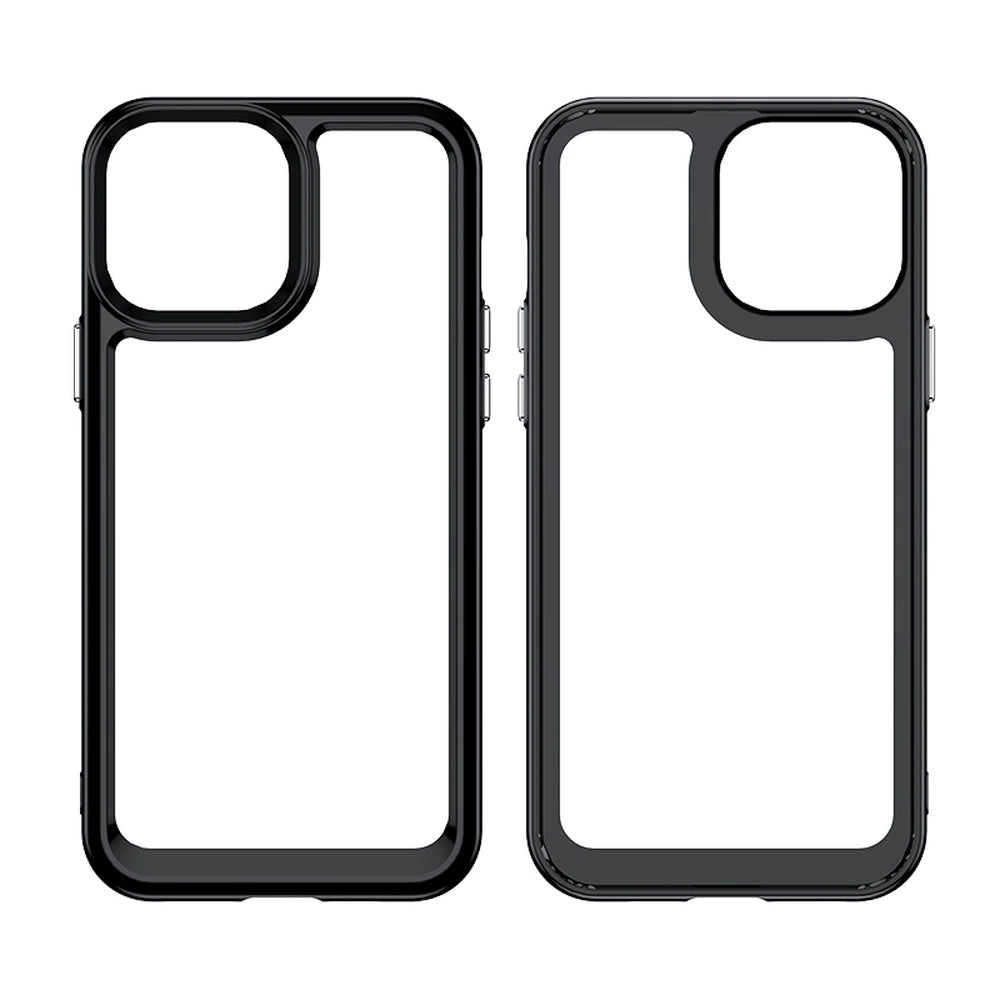 Outer Space Case for iPhone 12 Pro Max hard cover with gel frame blue_5