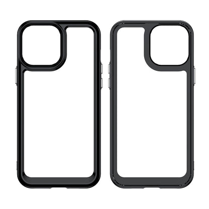 Outer Space Case for iPhone 12 Pro Max hard cover with gel frame blue_5