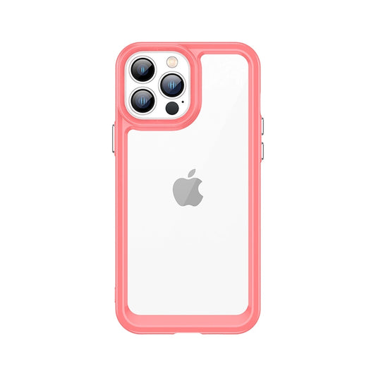 Outer Space Case Case for iPhone 12 Pro Max Hard Cover with Gel Frame Red_0