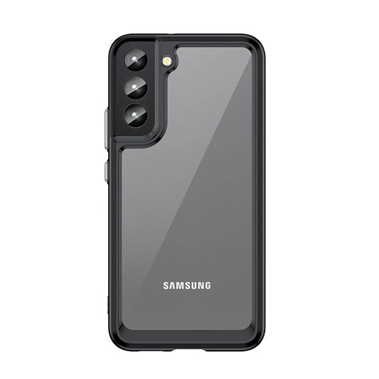 Outer Space Case Cover for Samsung Galaxy S22 + (S22 Plus) Hard Cover with Gel Frame Black_0