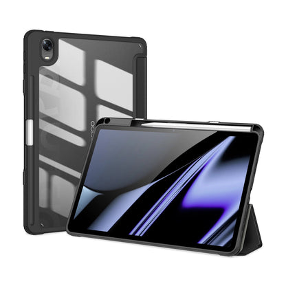 Dux Ducis Toby Armored Flip Smart Case for Oppo Pad with Stylus Holder Black_12