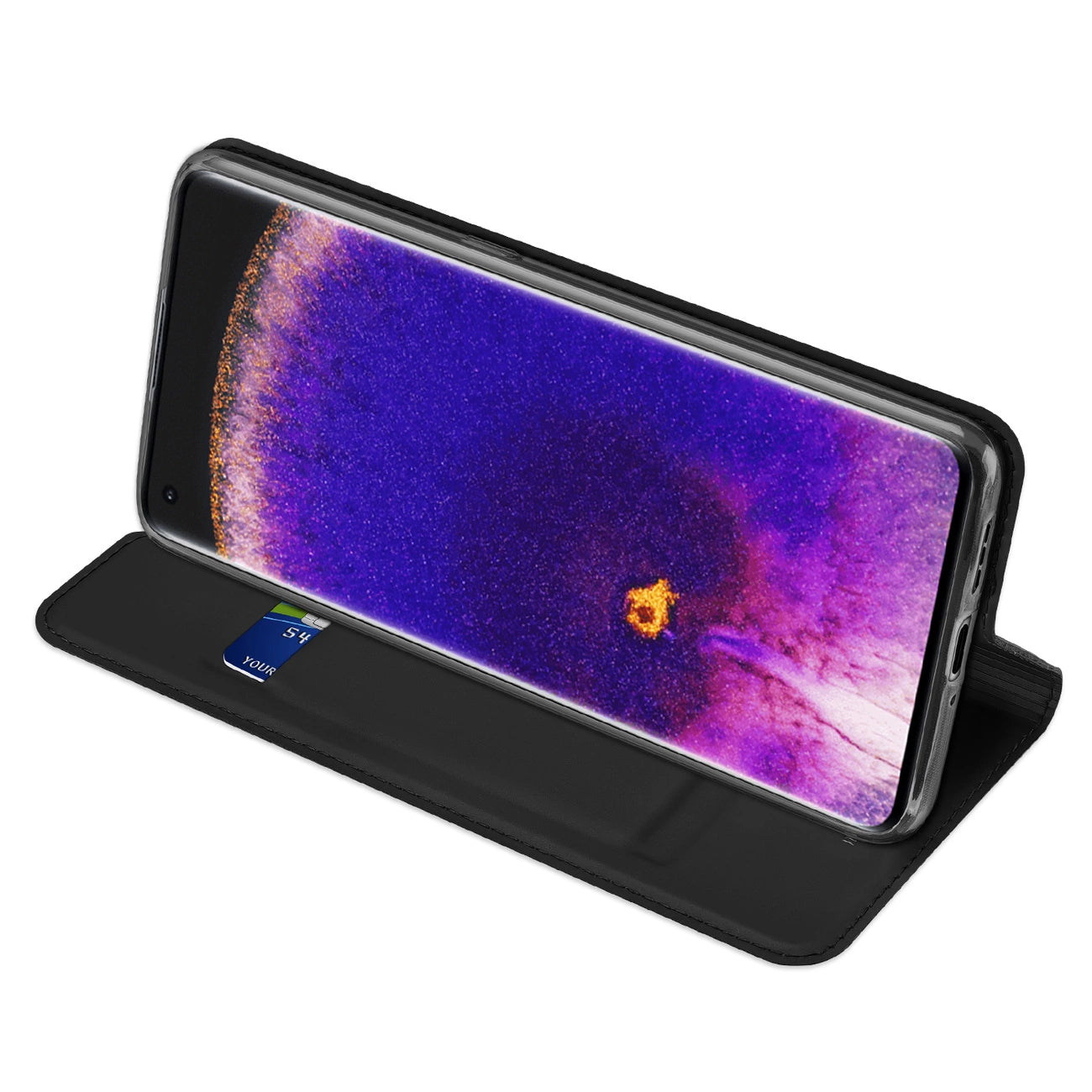 Dux Ducis Skin Pro case with a flip Oppo Find X5 black_3