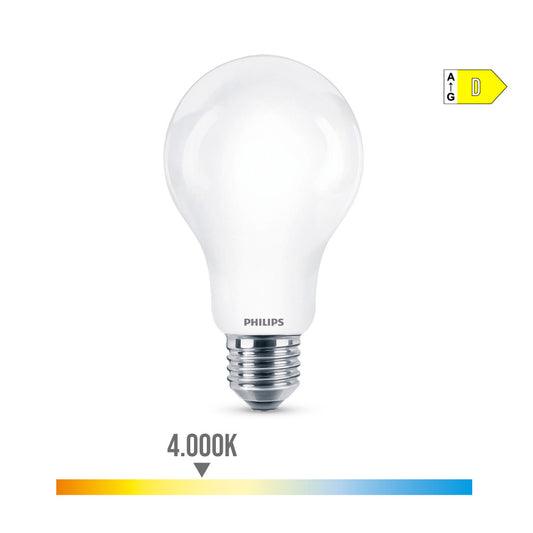LÃ¢mpada standard led e27 13w 2000lm 4000k luz dia Ã¸7x12,1cm. philips_0