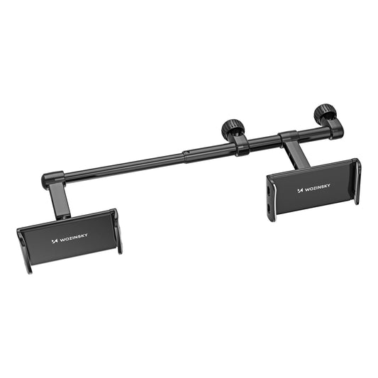 Wozinsky dual car phone holder for headrest black (WTHBK1)_0