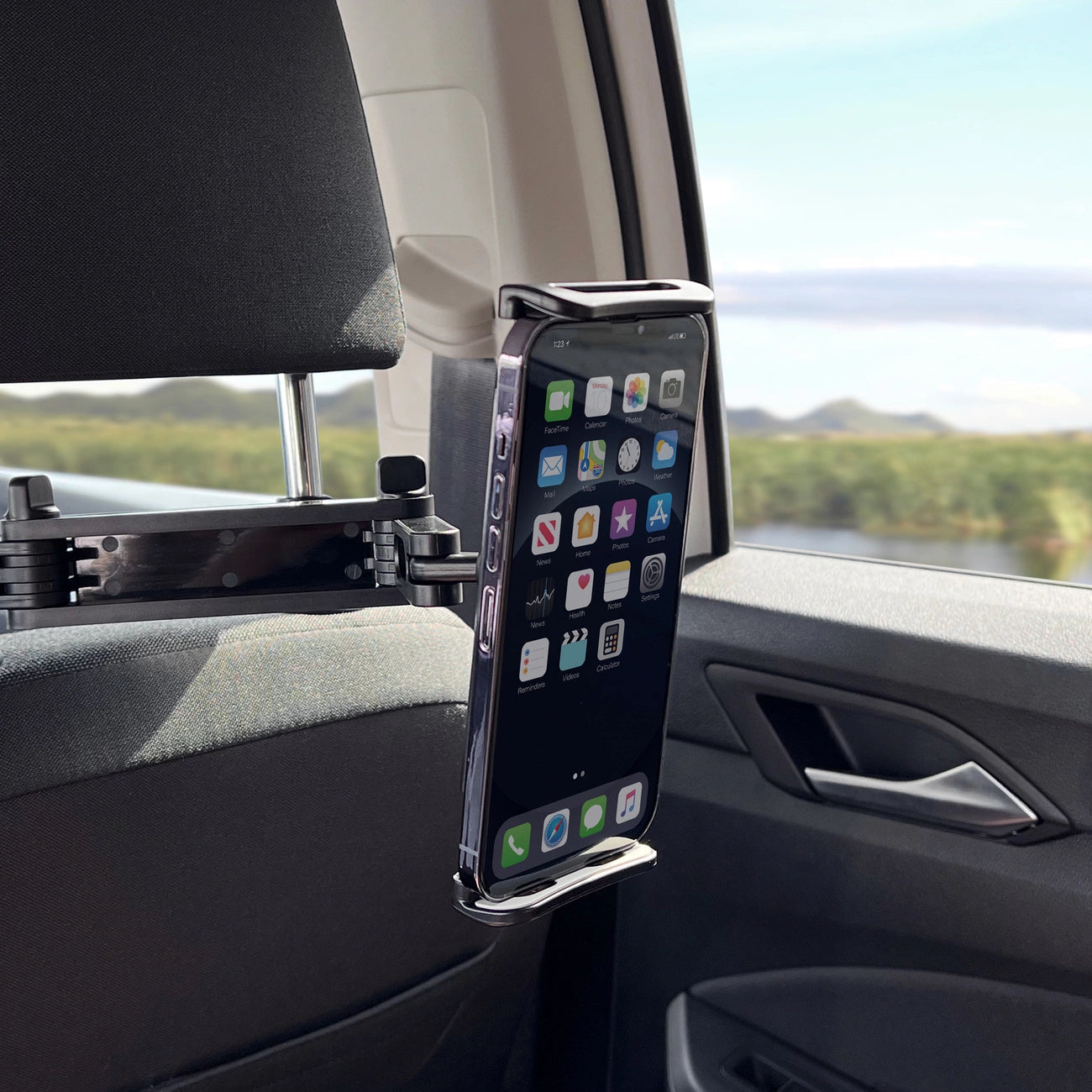 Wozinsky Adjustable Headrest Holder for Tablet or Phone Black (WTHBK3)_10