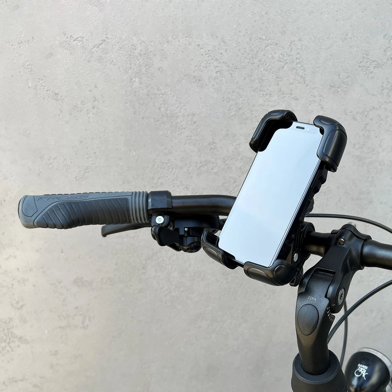 Wozinsky strong phone holder for the handlebar of a bicycle, motorcycle, scooters black (WBHBK6)_12