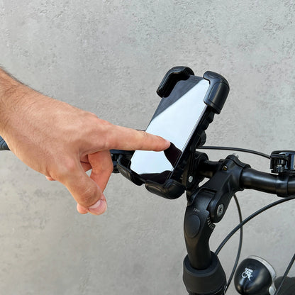 Wozinsky strong phone holder for the handlebar of a bicycle, motorcycle, scooters black (WBHBK6)_6