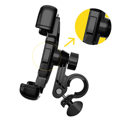 Wozinsky strong phone holder for the handlebar of a bicycle, motorcycle, scooters black (WBHBK6)_2