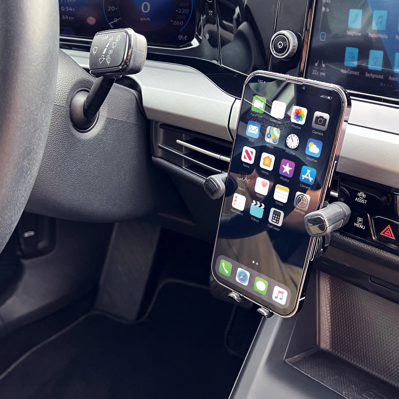 Wozinsky Gravity Car Phone Holder Black (WCHBK7)_10