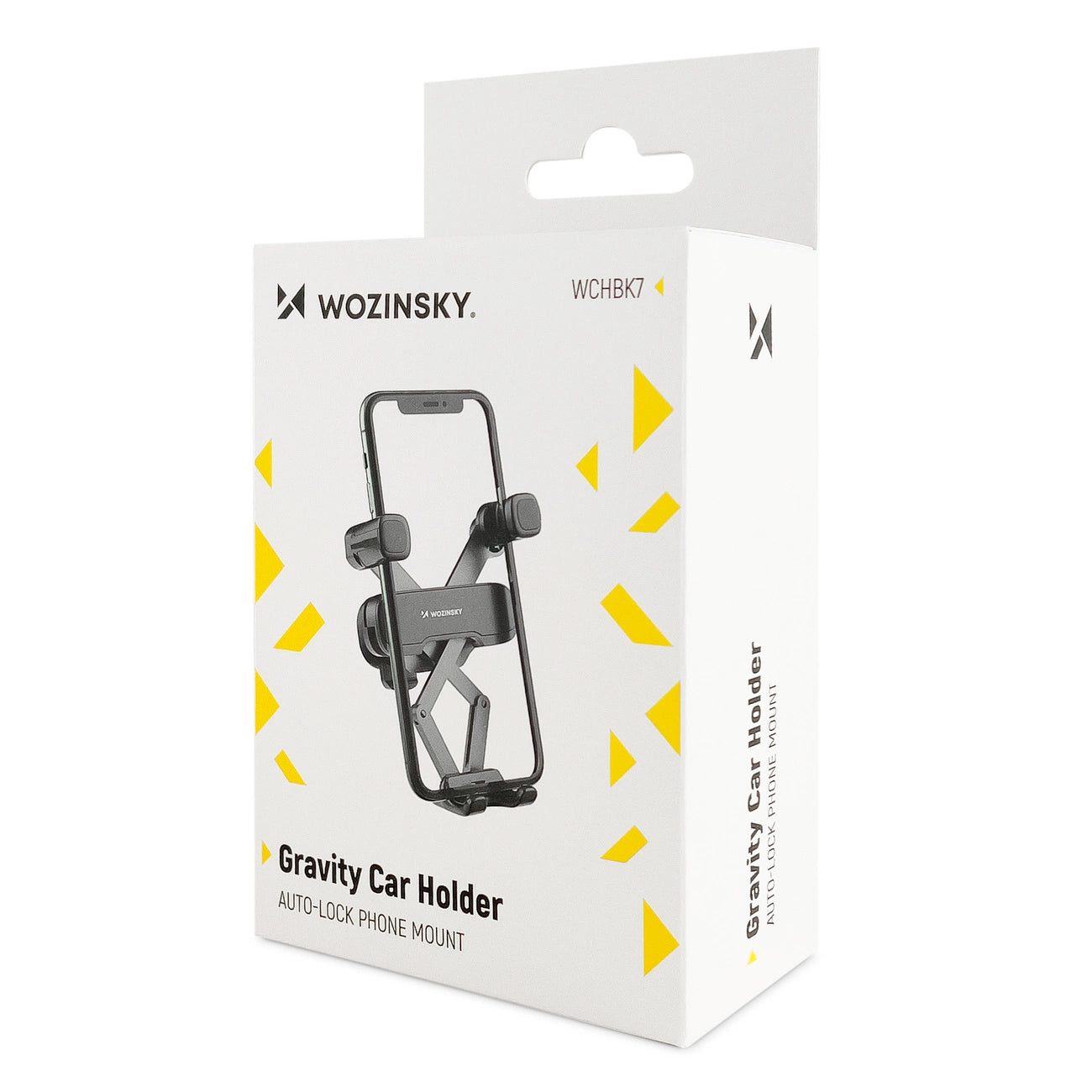 Wozinsky Gravity Car Phone Holder Black (WCHBK7)_7