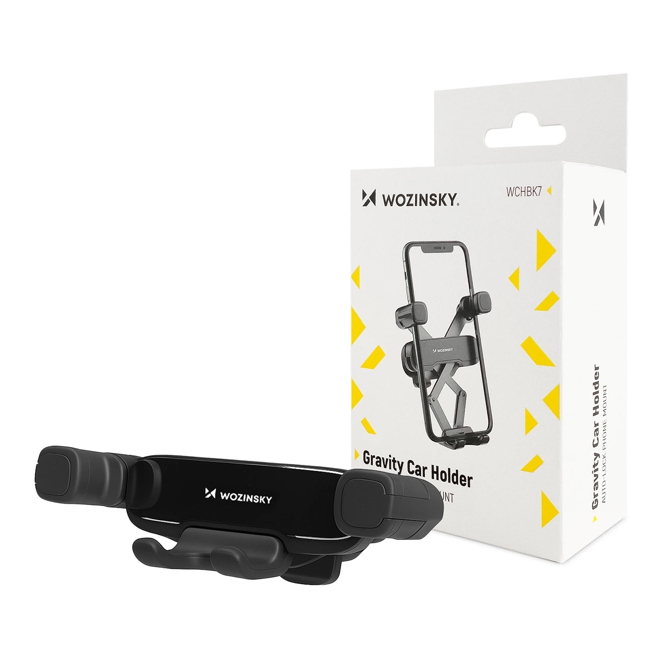 Wozinsky Gravity Car Phone Holder Black (WCHBK7)_6