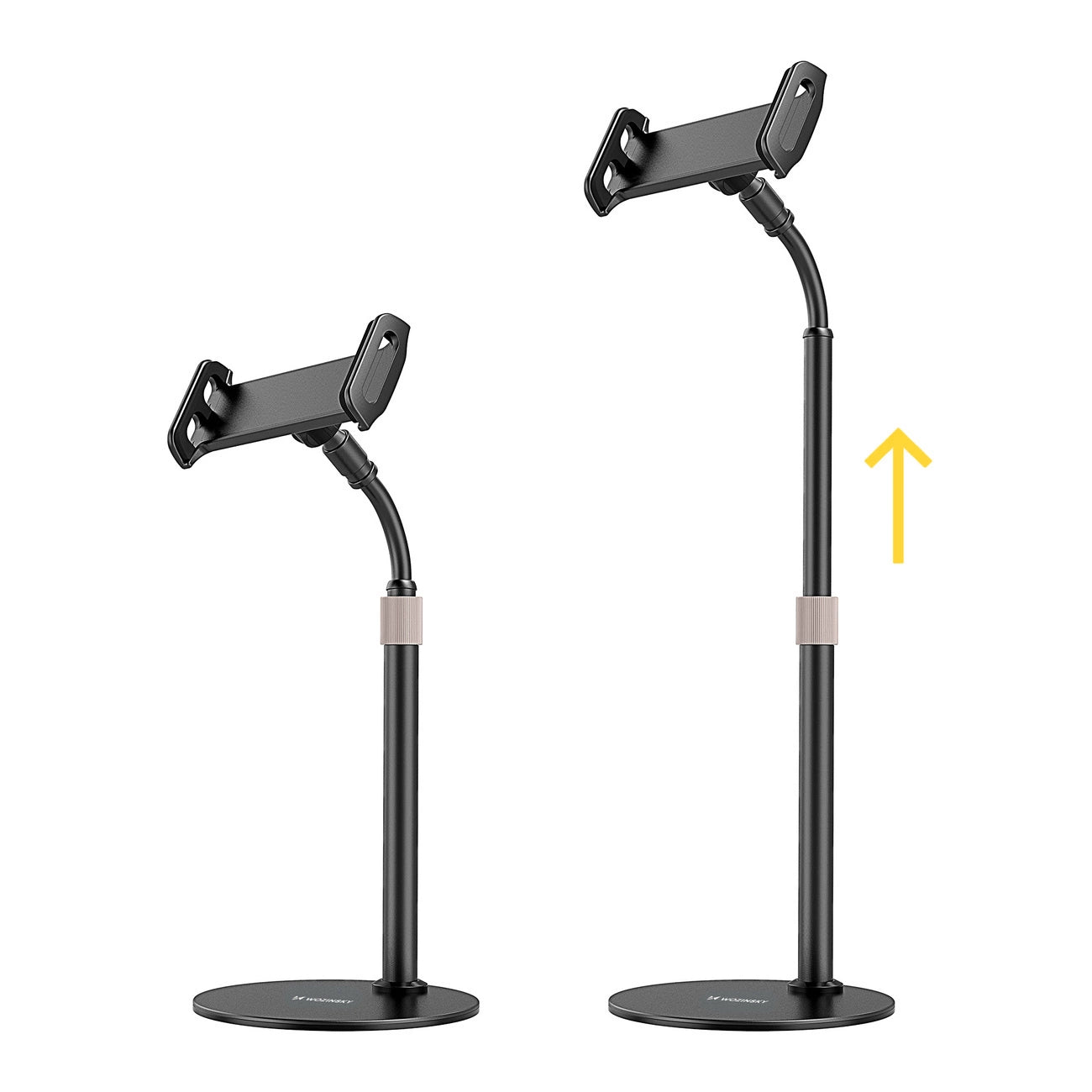 Wozinsky stand for tablet and phone on the desk black (WTHBK4)_2