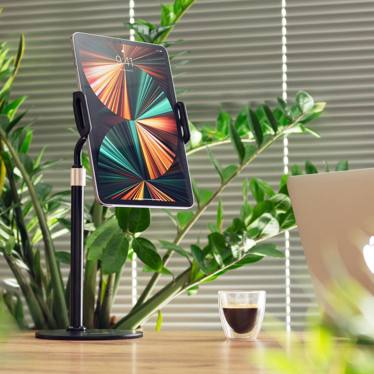 Wozinsky stand for tablet and phone on the desk black (WTHBK4)_16