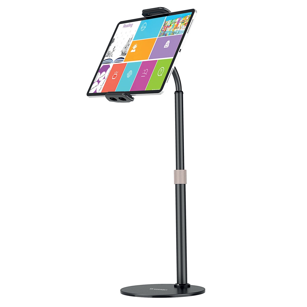 Wozinsky stand for tablet and phone on the desk black (WTHBK4)_5