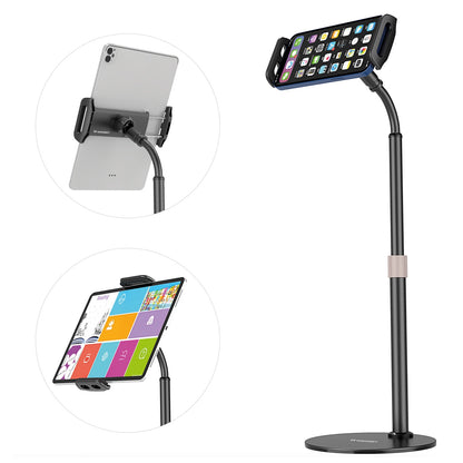 Wozinsky stand for tablet and phone on the desk black (WTHBK4)_0
