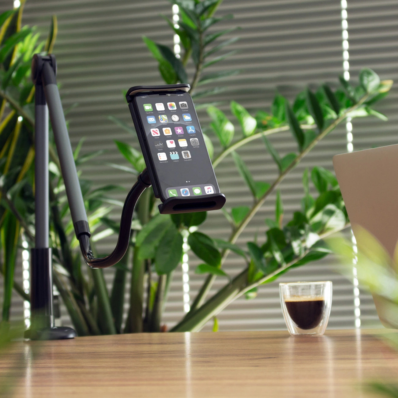 Wozinsky long flexible phone and tablet holder black (WTHBK5)_13
