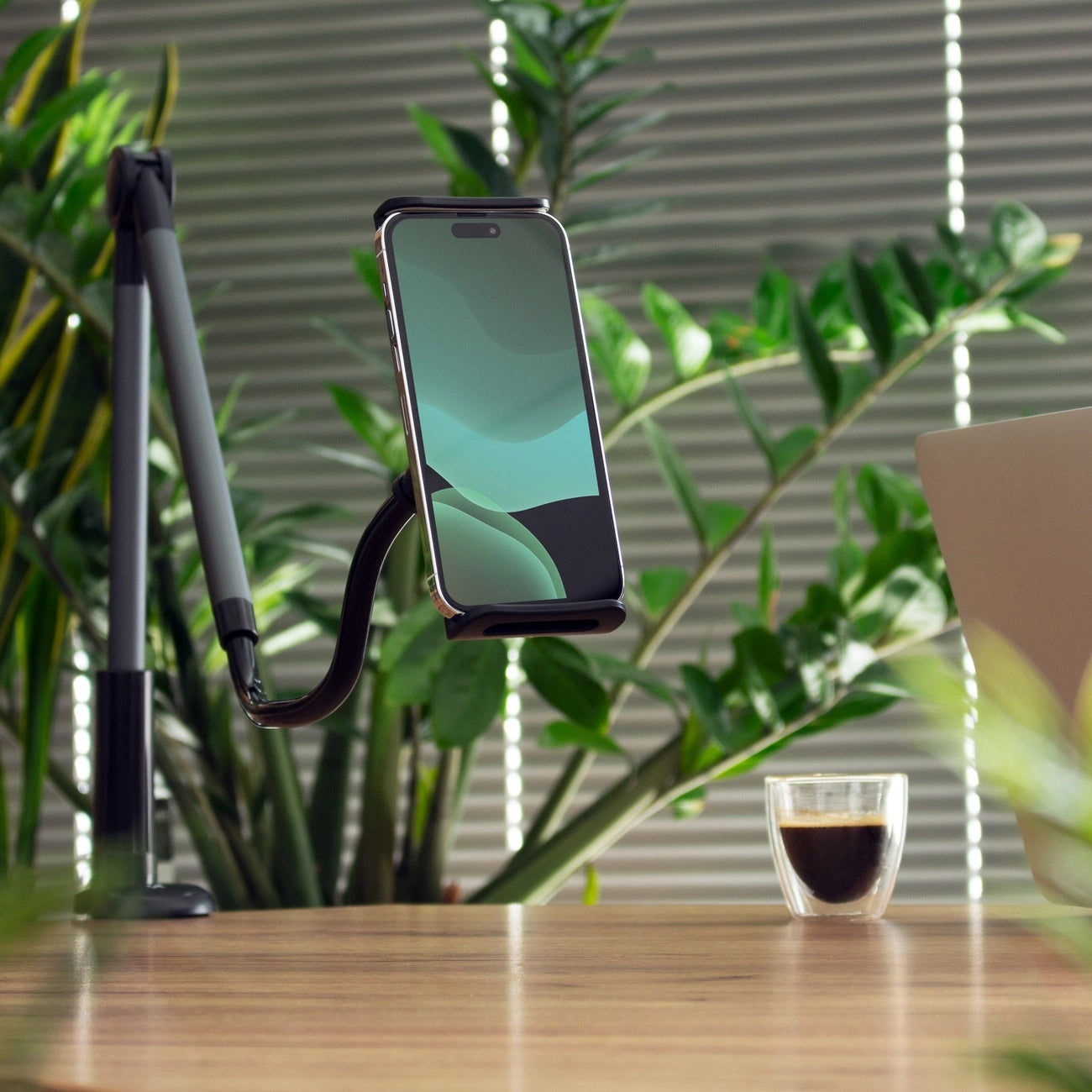 Wozinsky long flexible phone and tablet holder black (WTHBK5)_14