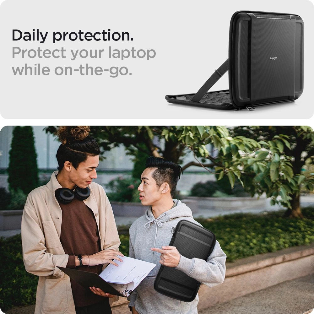 Spigen Rugged Armor Pouch Pro for 13-14'' Laptop - Black_9