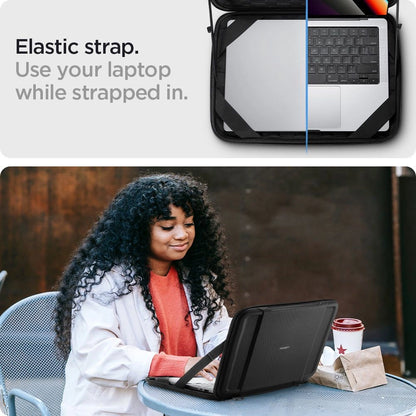 Spigen Rugged Armor Pouch Pro for 13-14'' Laptop - Black_10