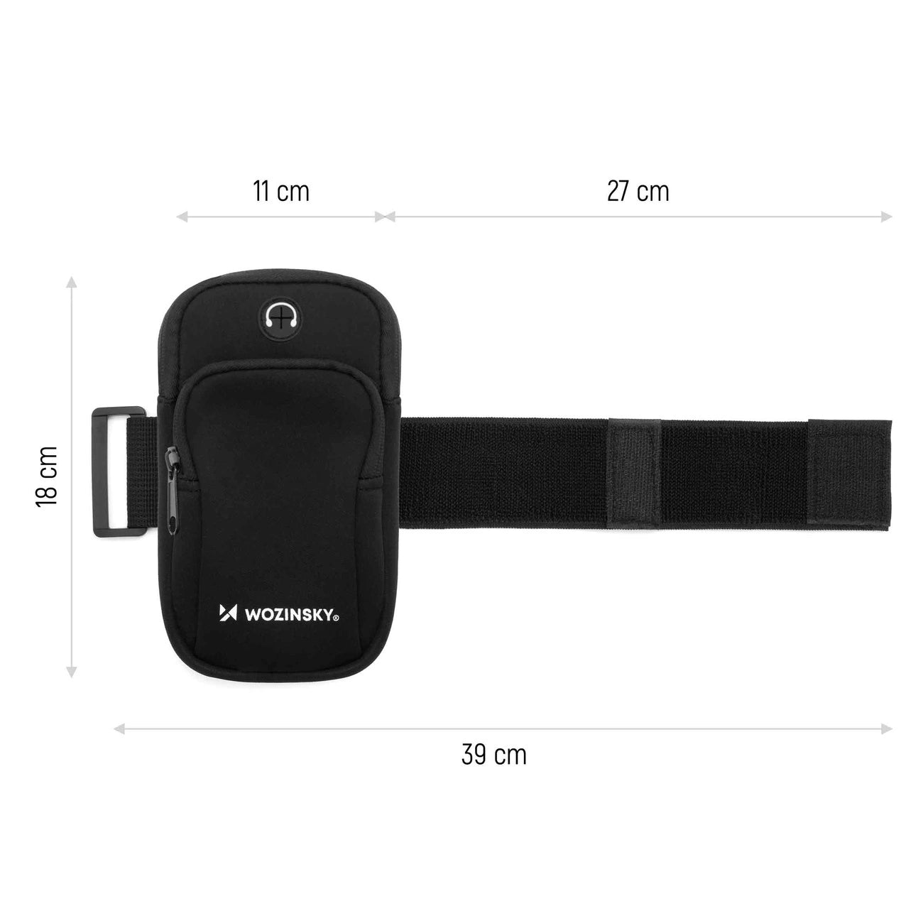 Wozinsky running phone armband black (WABBK1)_2