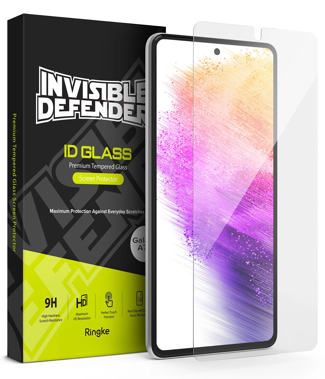 Ringke Invisible Defender ID Glass 2.5D 0.33mm screen protector for Samsung Galaxy A73 5G_4