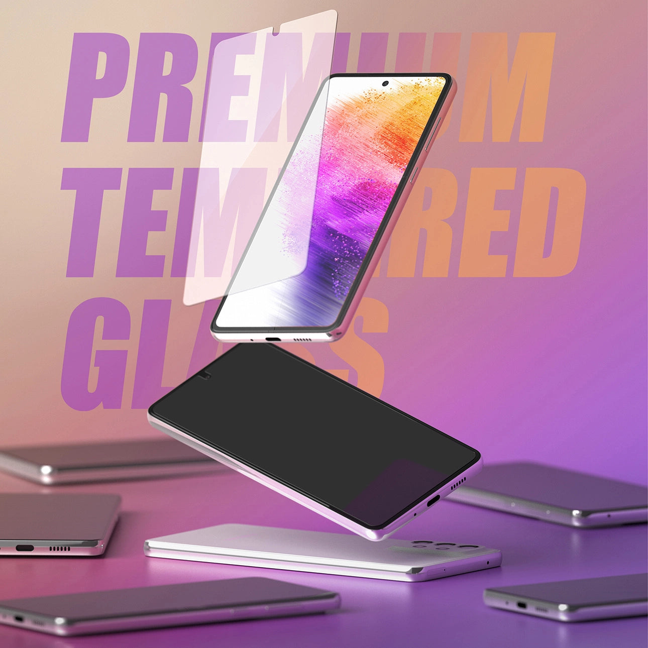 Ringke Invisible Defender ID Glass 2.5D 0.33mm screen protector for Samsung Galaxy A73 5G_10