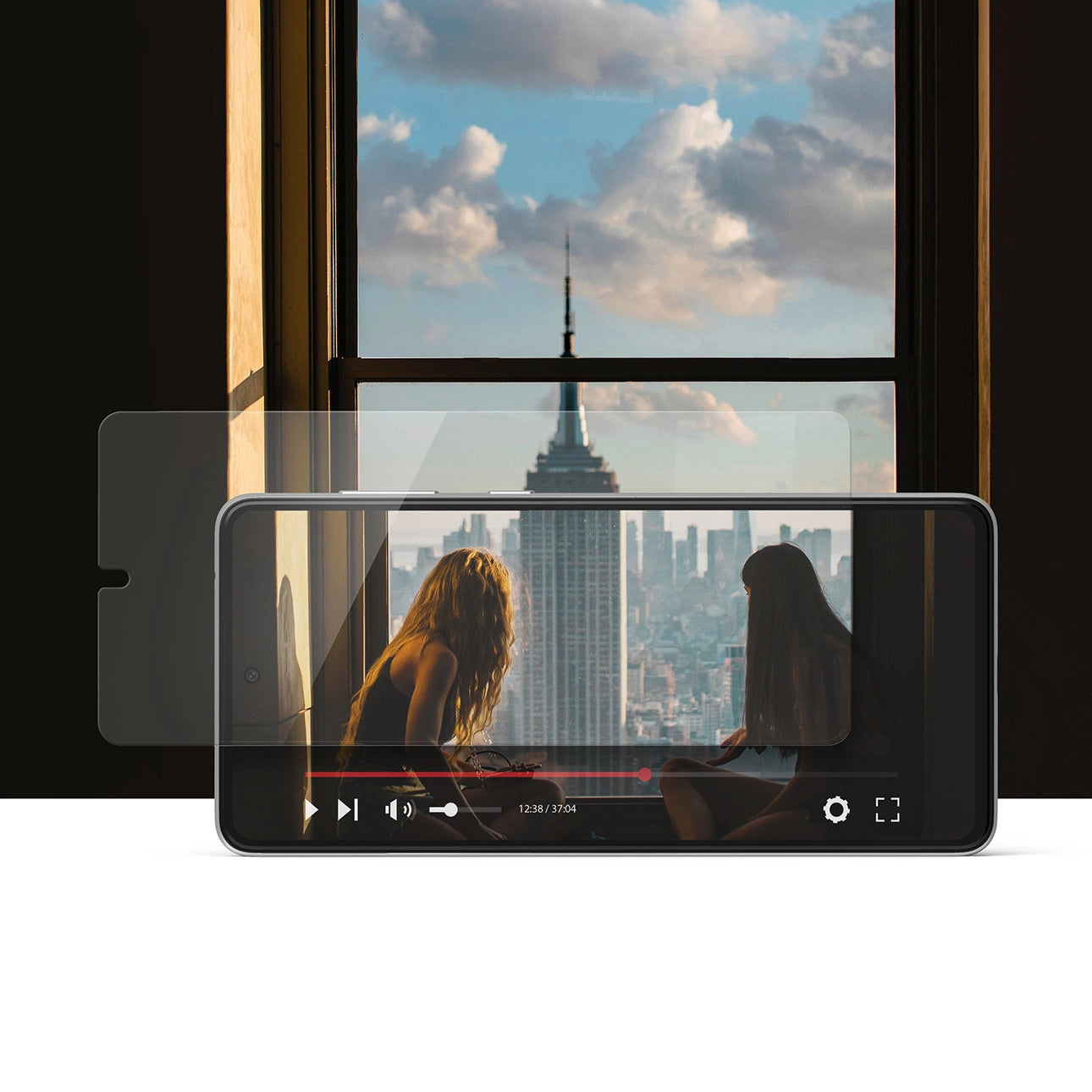 Ringke Invisible Defender ID Glass 2.5D 0.33mm screen protector for Samsung Galaxy A73 5G_5