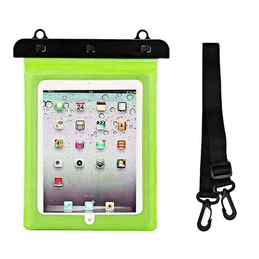 Waterproof PVC tablet case - green_0