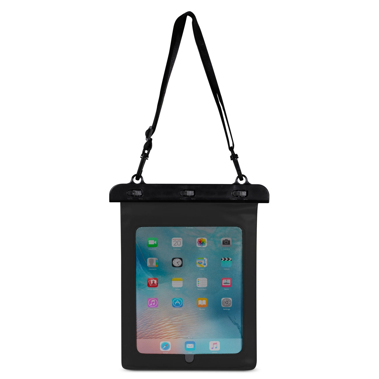 Waterproof PVC tablet case - black_2