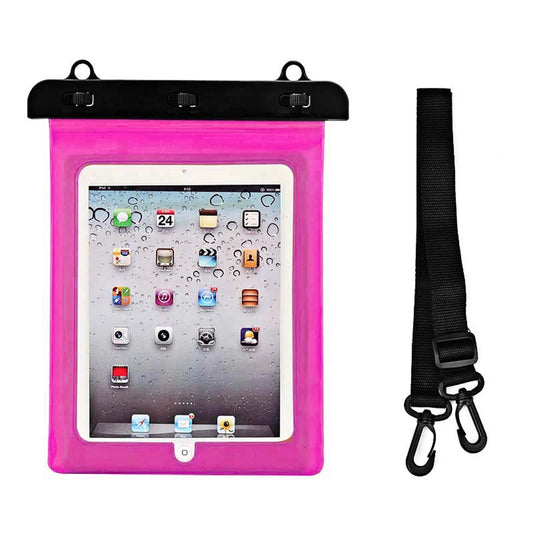 Waterproof PVC tablet case - pink_0