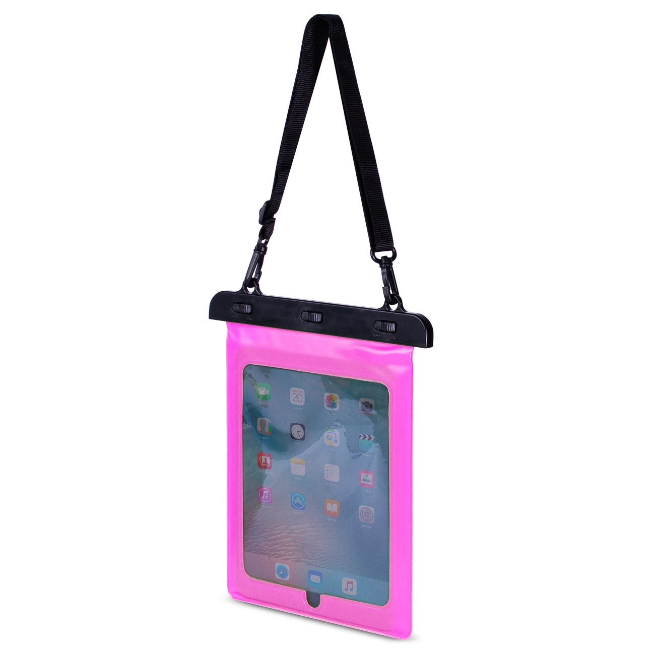 Waterproof PVC tablet case - pink_1