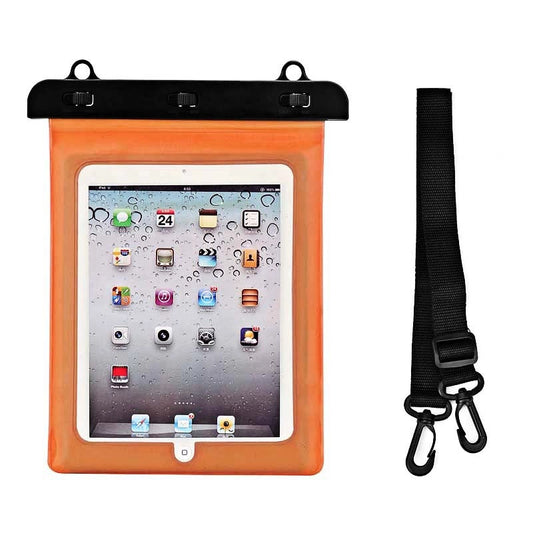 Waterproof PVC tablet case - orange_0